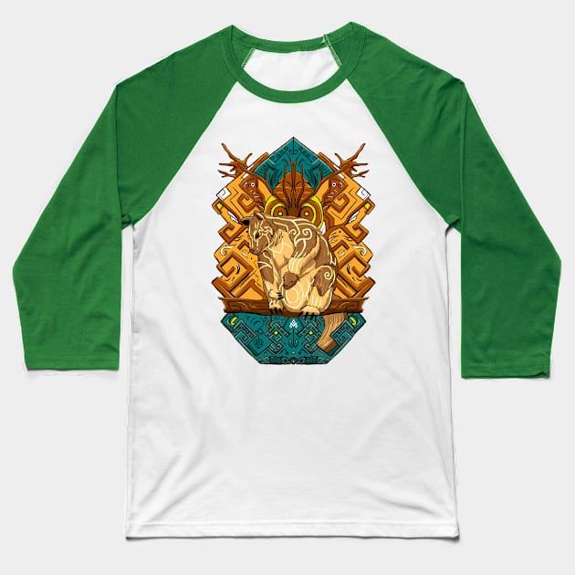 tree kangaroo Baseball T-Shirt by Agus Terus